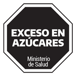 Octógono de Exceso en Azúcares de la Ley de Etiquetado Frontal