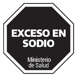 Octógono de Exceso en Sodio de la Ley de Etiquetado Frontal